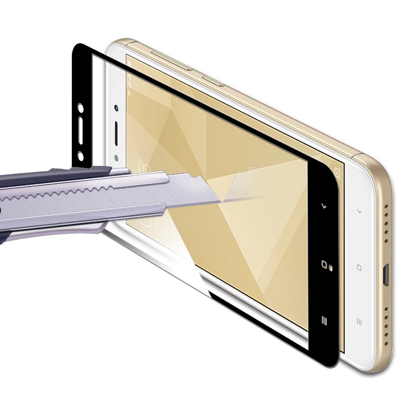 Artisome Glass For Xiaomi Redmi 4X Glass Tempered Screen Protectors For Xiaomi Redmi 4X Temperd Glass 9H Ultra Thin Film         (4)