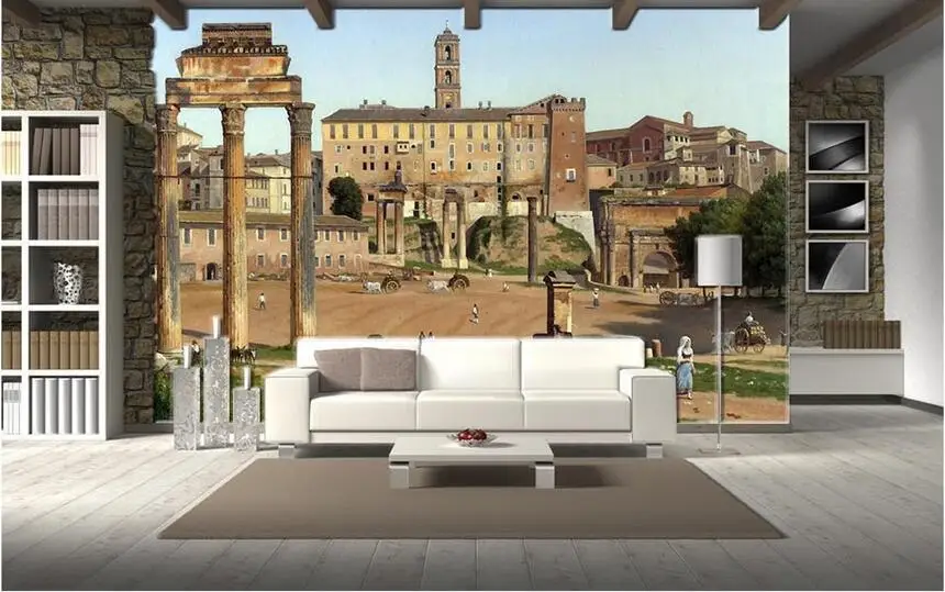 

3d room wallpaper custom mural non-woven picture wall sticker 3 d Ancient Rome square painting photo 3d wall murals wallpaper