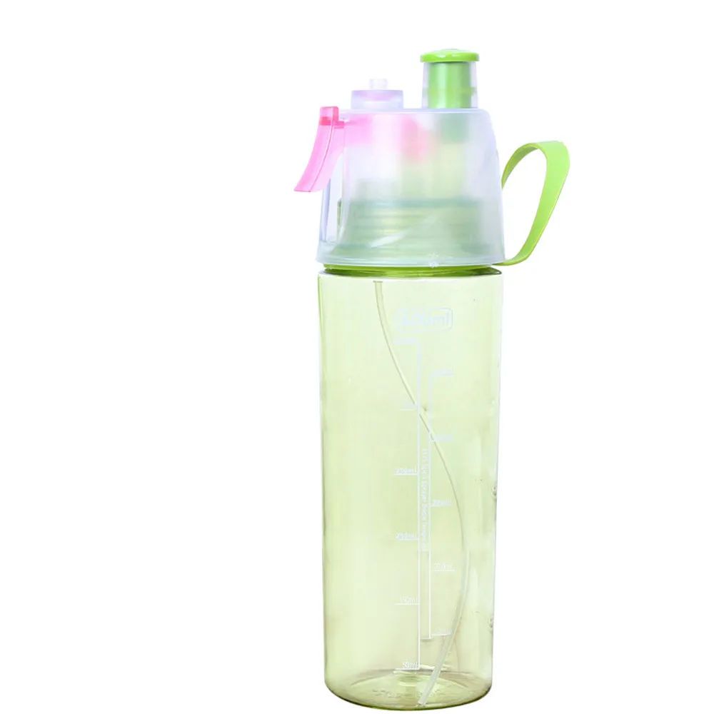 600 мл велосипедная Беговая бутылка для питьевой воды бутылка с распылителем здоровые спортивные бутылки герметичная Питьевая чашка спрей бутылка для воды