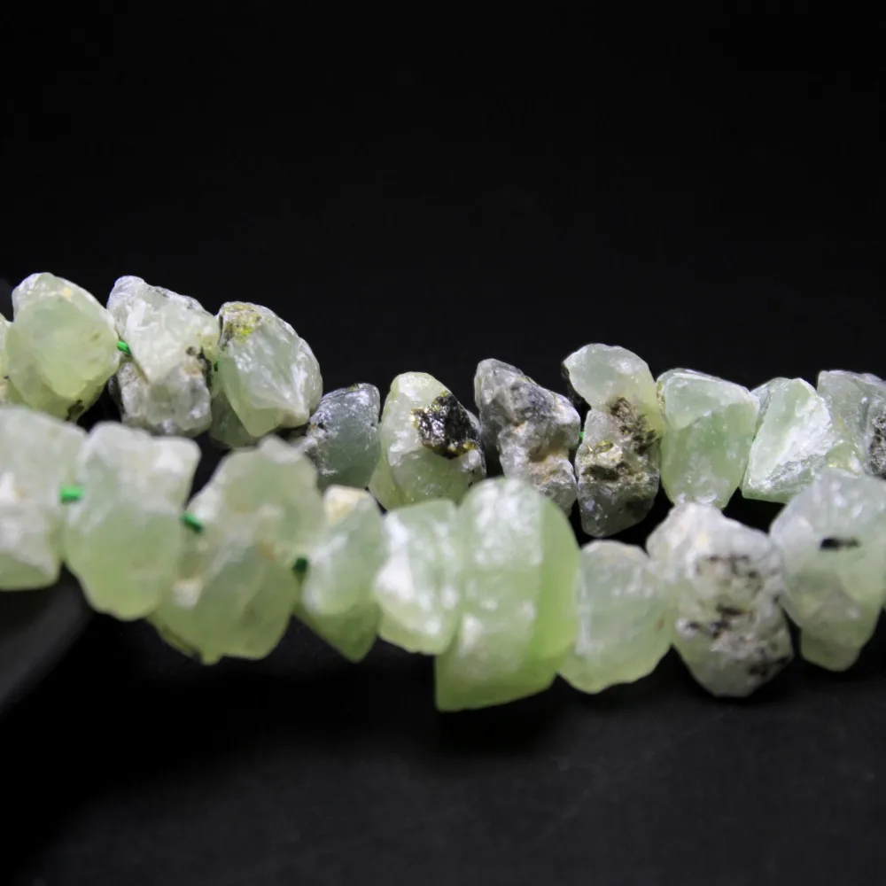 Wholesale Unpolished Irregular shape Green Grape Prehnites Stone