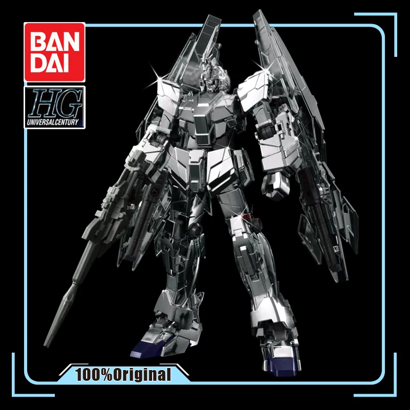 Bandai Gundam база PB сети co., ltd. 1/144 HG Единорог № 3 машина Феникс, гальваническое покрытие серебристого экшн детская игрушка-фигурка подарки