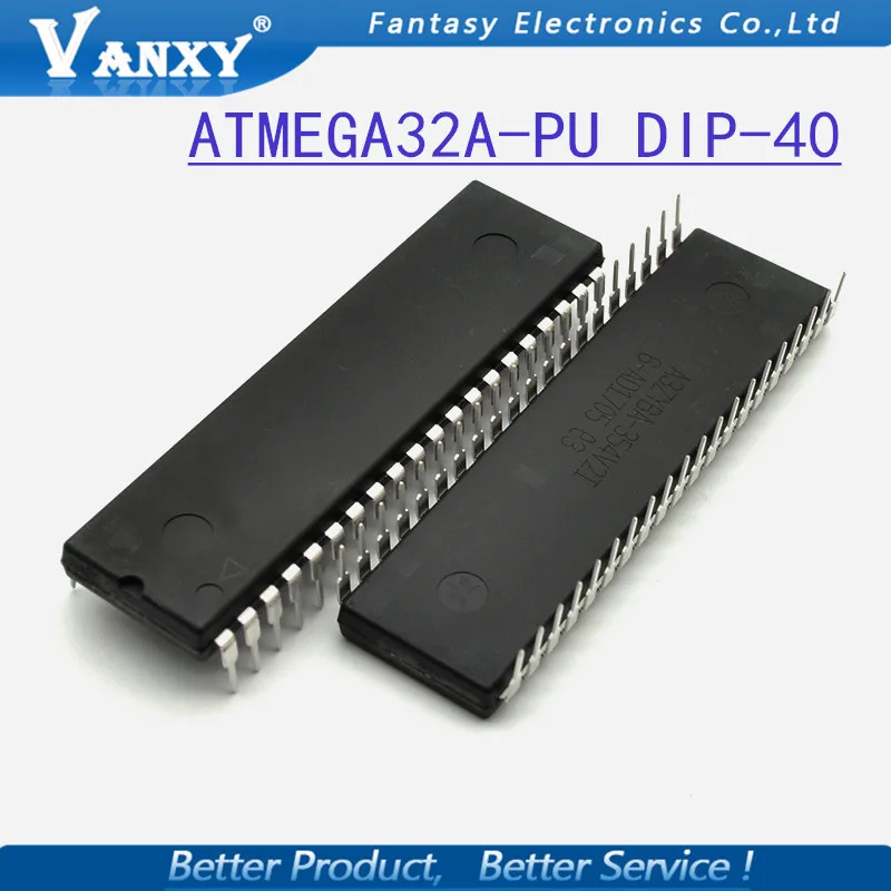 2 шт. ATMEGA32A-PU DIP-40 ATMEGA32A ATMEGA32 DIP40 32A-PU программируемый флэш-памяти