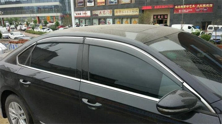 Для VW Пластиковый оконный козырек вентиляционные шторы Защита от солнца и дождя для Chevrolet пластик l авто аксессуары 4 шт./компл