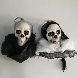 Хэллоуин ужас декоративный Скелет жуткий реквизит для косплея Бар Декор подвесной Череп Призрак забавные игрушки для вечерние двора дом с