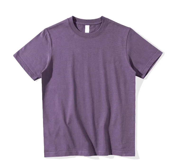 Хорошее качество хлопок футболка унисекс короткий рукав Женские однотонные Свободные повседневные футболки размера плюс мужские плотные базовые футболки