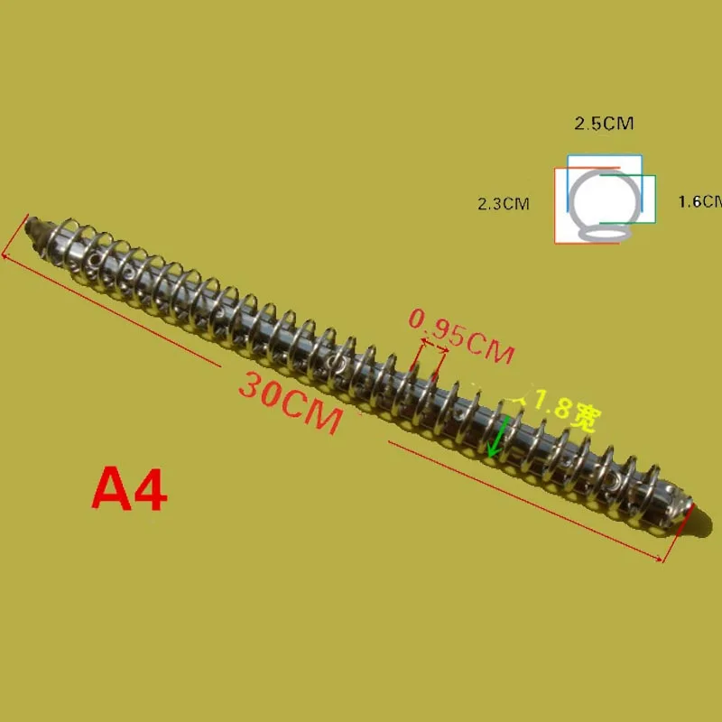 A4 30 отверстиями B5 26 отверстие A5 20 отверстие металлический винтовой зажим для бумаг с отрывными листами Нержавеющая сталь папка с файлом дневник зажимы зажимное кольцо