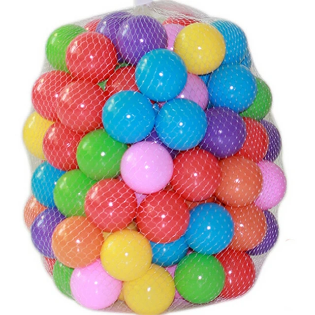 Eco-Friendly Colorful Ball Pits Soft Plastic Ocean Ball Transparent Water Ocean Wave Ball Toys For Children Kid Baby 5.5/7/8CM 4