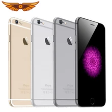 100% Original Apple iPhone 6 Dual Core 4.7 Polegadas 1 gb RAM 16/64/128 gb ROM 8MP câmera WCDMA IPS LTE IOS Desbloqueado Smartphones Usados