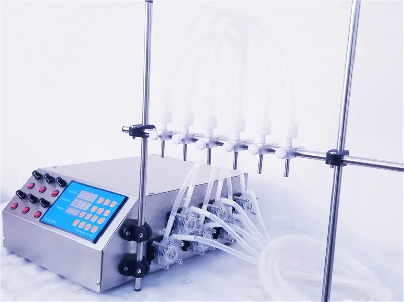 Перистальтический насос розлива воды 1-700 мл/мин. с 6 головками жидкий наполнитель для кислот, растворителей, духи, электронная сигарета