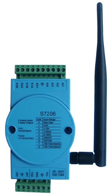 

Analog Data Acquisition Module 4-way 0-10v, 0-5V 10K NTC Thermistor 2 Relay
