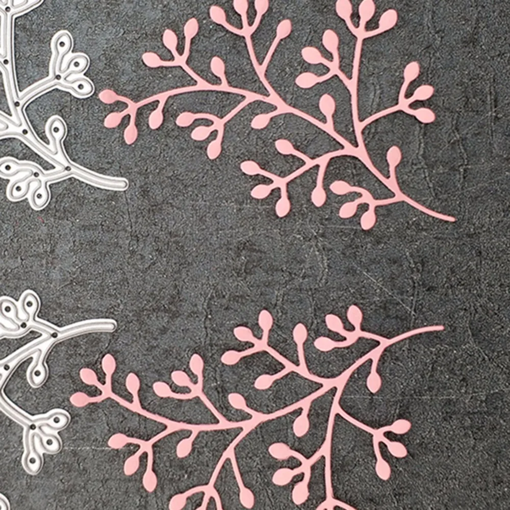 2Pcs/set Tree Branches Metal cutting dies frame craft cutting die embossing stencil for handmade Paper card making scrapbooking 2Pcs/set Tree Branches Metal cutting dies frame craft cutting die embossing stencil for handmade Paper card making scrapbooking