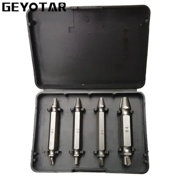 

2017 Sale New Woodworking Ferramentas 4pcs/set Speedout Damaged Broken Screw Extractor Drill Set Easy Out Hand Remove Tool