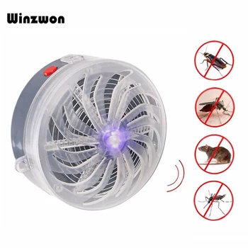 

1Pcs Solar Powered Mosquito Killer Lamp Buzz UV Lamp Anti Mosquito Repellent Bug Zapper Fly Insect Killer For Home Bedroom Use