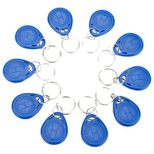 MOOL 10pcs 125khz RFID Proximity ID Token Key Tag Keychain Waterproof New