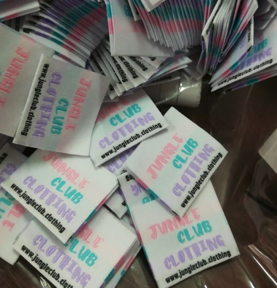 Wholesale Free shipping 1000pcs customized garment labels/woven labels