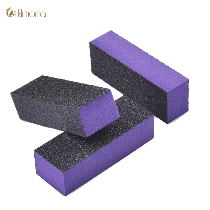 

10Pcs/Lot Purple Nail Buffer File Block 100/180 Sanding File Professional UV Gel Sponge Boards Nail Polished Manicure Tools