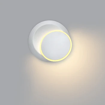 

5W 360 Degree Rotating LED Creative Wall Light For Bedroom Attic Bedside Decorative Round Wall Light For Modern Home Interior