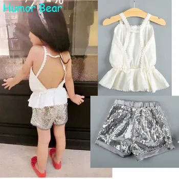 

Humor Bear Kids Clothing Sets 2018 Casual clothes girls clothing sets girls clothes Girls Boys Clothing Sets