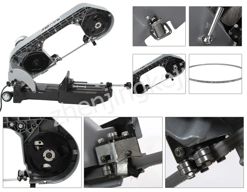 110 V-220 V многофункциональная металлическая ленточная пила, деревообрабатывающая ленточная пила, Вертикальная Горизонтальная машина для резки нержавеющей стали