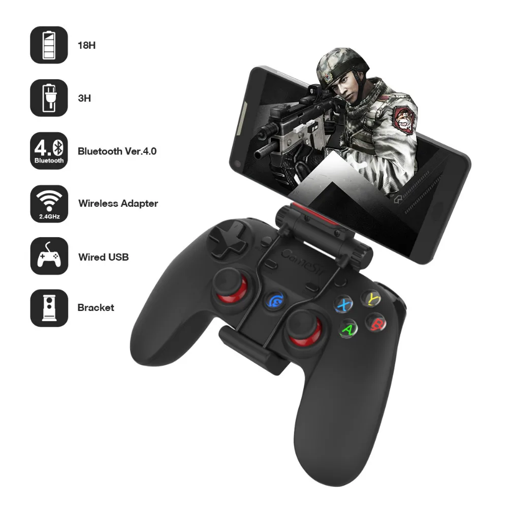 Геймпад GameSir G3s для контроллера PS3 Bluetooth и 2 4 ГГц snes nes N64 Джойстик ПК Samsung Gear VR Box SONY