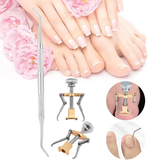 Ingrown Toe Nail Correction Lifter File Clean Remove Tool Set Ingrown Toe Nail Correction Lifter File Clean Remove Tool Set Pedicure Foot Care Hook Toenails
