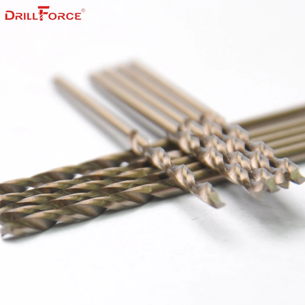 Drillforce инструменты 13 мм M35 набор кобальтовых сверл HSS CO для сверления на закаленной