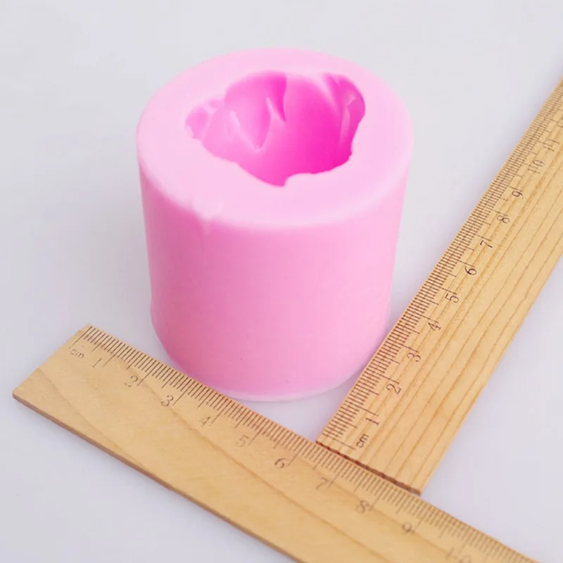 3D розы силиконовые формы мыло свечи помадка формы конфеты шоколадные Gumpaste мороженое глины украшения торта инструменты, расходные материалы