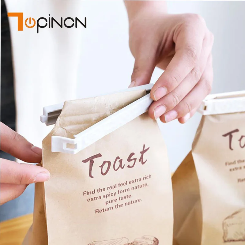 

5Pcs Plastic Food Container Snack Sealing Clip Milk Powder Snacks Storage Clips Food Close Clip Seal Kitchen Tool