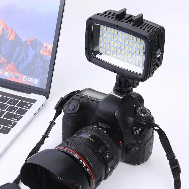  SL-101 12W LED Diving Camera Video Fill Light Ultra Bright 60 LED lights 1800LM 5500-6000K Photogra - 33063215406