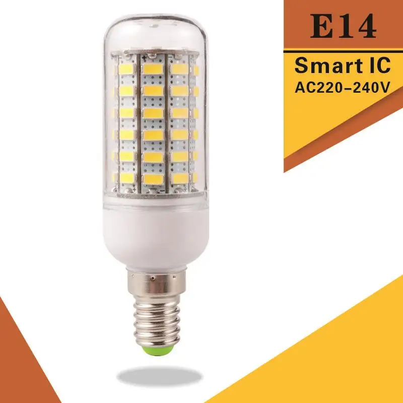 Super bright E14 LED Bulb light Replace CFL 5W 12W 15W 20W 25W 30W 220V 240V