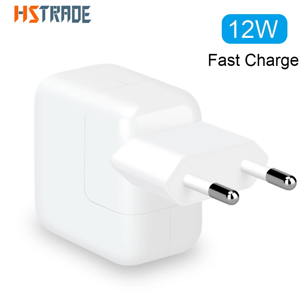 

2.4A Fast Charging 10W USB Power Adapter Phone Travel Home Charger for iPhone X 8 Plus 7 6S 5S iPad Mini Air Samsung for Euro EU