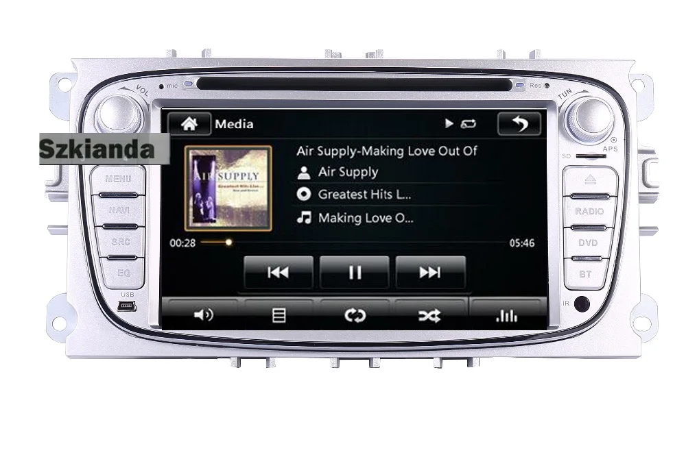 2 Din 7 дюймов Автомобильный dvd-плеер для FORD Mondeo S-MAX C max FOCUS 2 2008-2011 с 3g радио gps Навигация BT 1080P 8 Гб карта