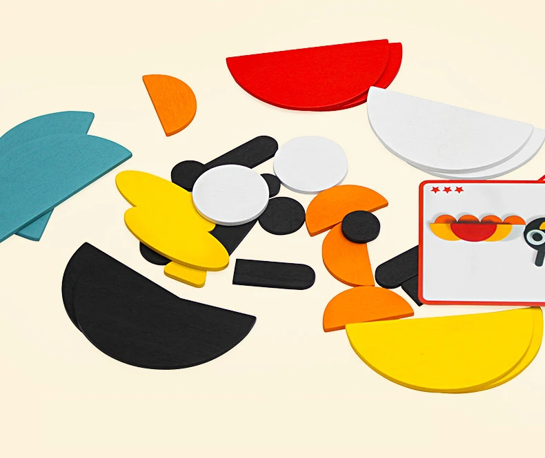 3D rompecabezas juego de juguetes de Montessori para niños Oyuncak Juegos Educativos de los niños de Aprendizaje Temprano educación rompecabezas Tangram 3D rompecabezas juego de juguetes de Montessori para niños Oyuncak Juegos Educativos de los niños de Aprendizaje Temprano educación rompecabezas Tangram