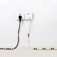 Powstro 20X Кабельный органайзер Настольный набор аксессуаров аккуратный Органайзер провод шнур управление кабельный держатель фиксатор для галстука линейный Органайзер