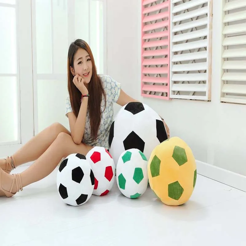 large plush soccer ball