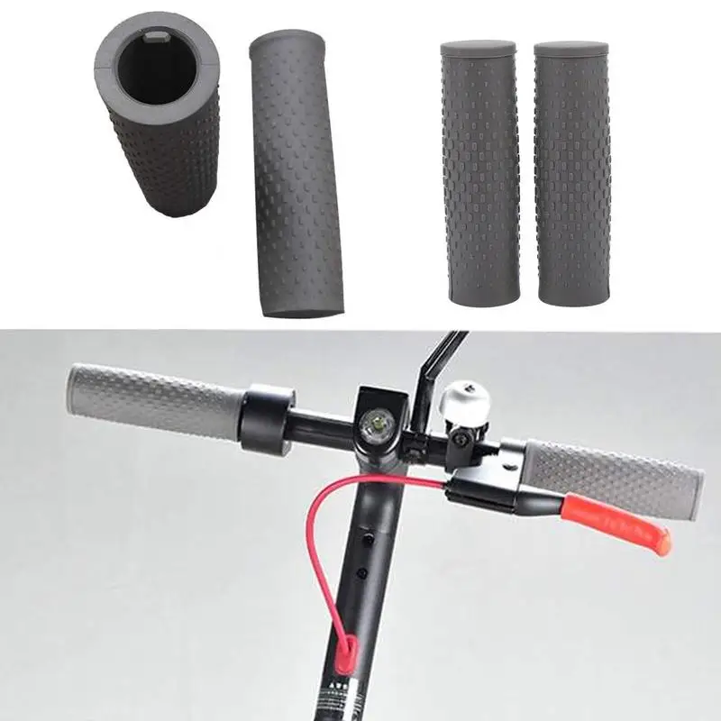 

For Xiaomi Mijia/M365/2 Generation Pro Electric Smart Scooter Brake Handle Bar Grips Fixed Gear Silicone Protective Cover