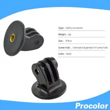 5 pcs gopro mount adapter 1/4 Tripod Mount Adapter for GoPro 4/ 3 / 2 and AEE camera