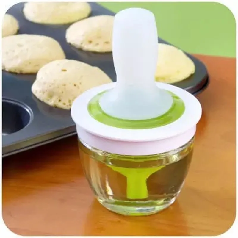 

Hot Sale Basting Brushes Silicone Oil Brush Bottle Set Pancake Barbecue Bakingeasily Cleaned Heat Resistance Not Coated