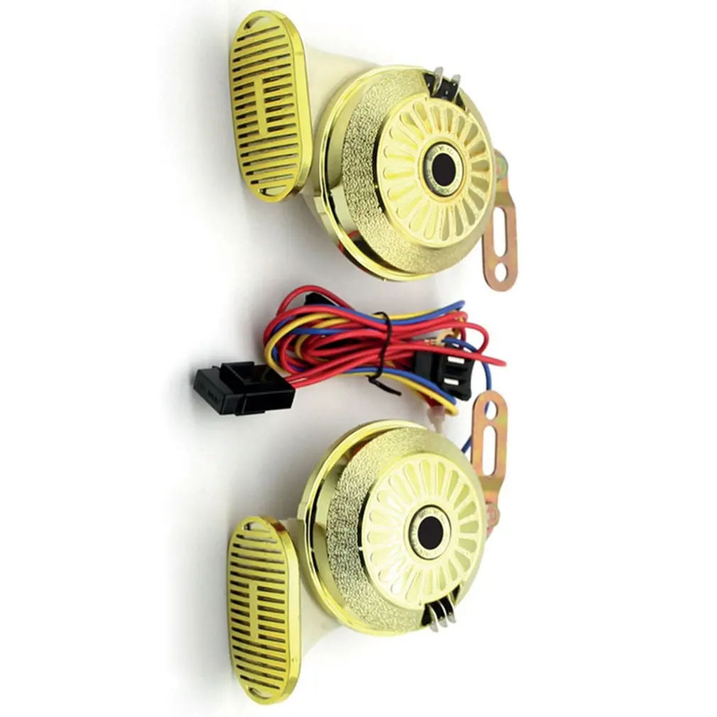Звук Тон Громкий Рог Мотоцикл Авто Автомобиль Грузовик Улитка рог DC 12 В автомобиль труба автомобильный динамик супер громкий Предупреждение ющий сигнал