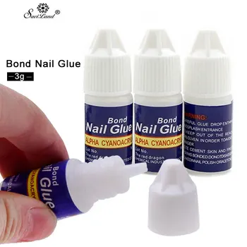 

Saviland False Glue Nail Art Nail Glue for UV Acrylic Rhinestones Decoration Nail Stickers Adhesive Holographic Holo