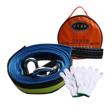 1 шт. 5 м U Крюк грузовик с прицепом веревка емкость ремень буксировочный ремень рекуперация ремни для аварийного авто буксировка автомобиля веревка