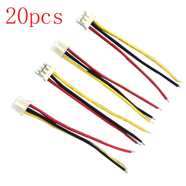 

New 20PCS 3pin 3Line Terminal wires electronic wire single-head circuit board connector 150mm Ph2.0mm