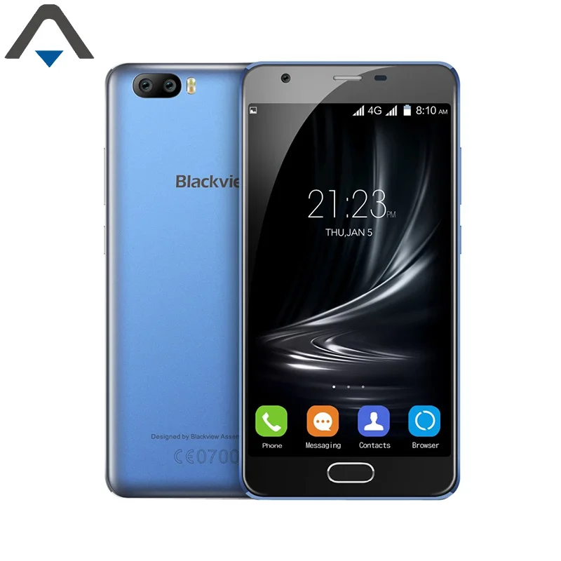 Original Blackview A9 Pro Dual Back lens Mobile Phone Android 7.0 2GB RAM 16GB ROM MTK6737 8MP Type-C 4G LTE Fingerprint ID