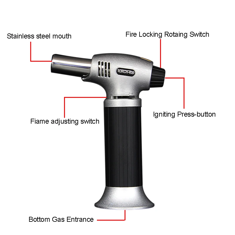 Многофункциональный портативный сварочный газовый фонарь для походов, походов, пожарного стартера, автоматическое зажигание, сварочный пистолет, комплект