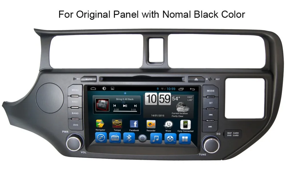 Perfect 8" HD 1024*600 Quad Core Android 6.0 Car DVD GPS Radio Navigation Player for Kia K3 Rio 2012 2013 2014 ADAS DVR TPMS OBD WIFI 4G 3