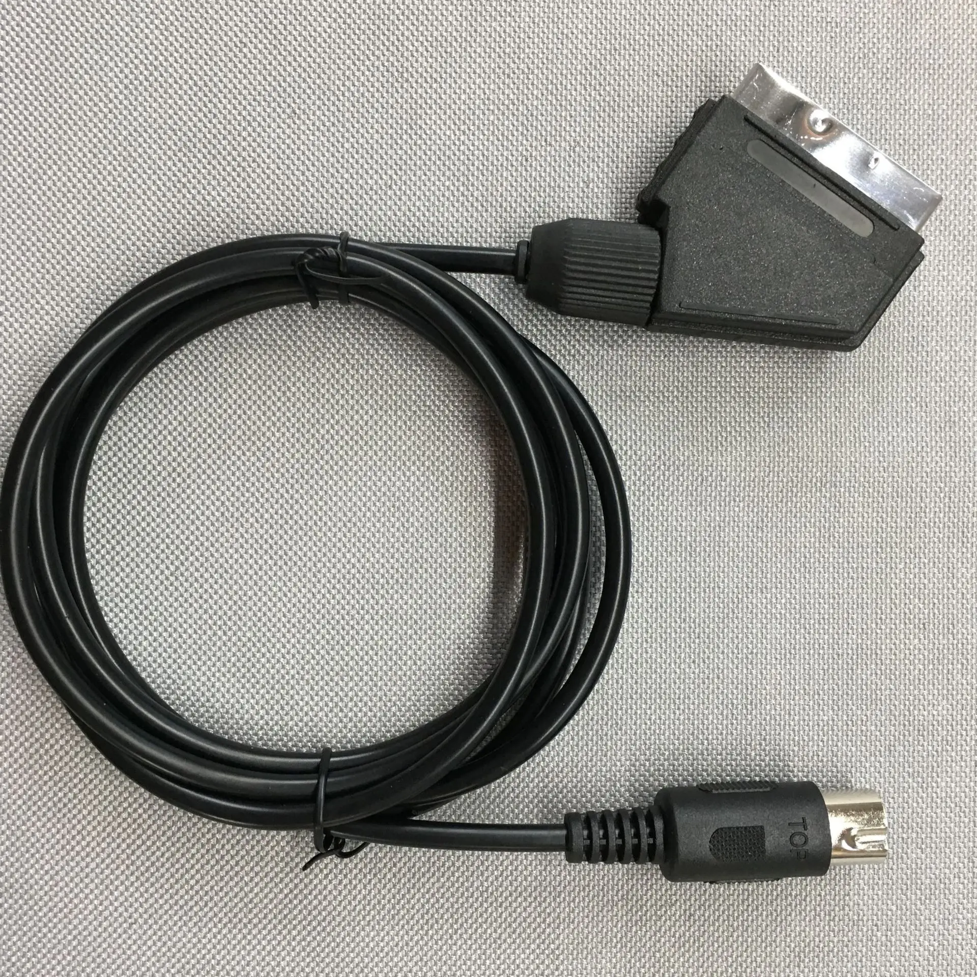 Черный 1 8 м/6 футов Версия ЕС v контактный разъем Scart RGB AV кабели для Sega Megadrive Pal