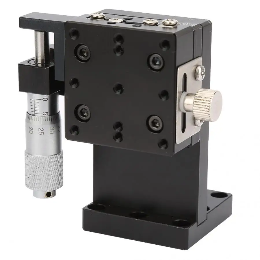 

Z SEMZL40-AS Micrometer Manual Slide Table Roller Bearing Vertical Linear Stage 40*40mm NEW