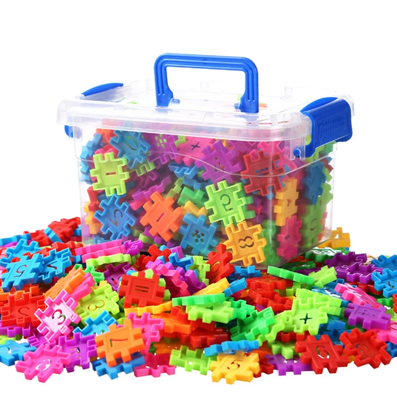 

100/200/300 Pcs/Box Baby Kids House Building Blocks Educational Learning Construction Developmental Toy Set Quality Brain Game