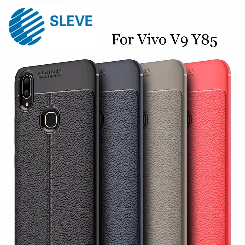 Funda Vivo Y85 Case Vivo V9 Cover Drop Proof Hybrid Armor Leather