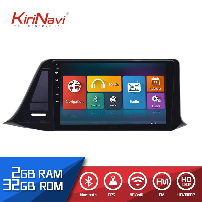 

Kirinavi Car Radio 9" Touch screen 2 Din auto android for Toyota CHR 2016 2017 dvd audio multimedia Navigation player radio